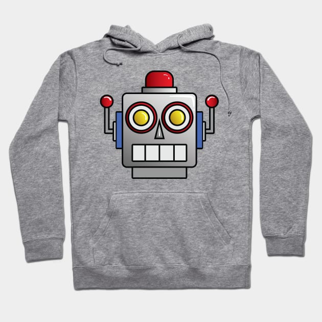 RPGBOT Robot Head Full Color Hoodie by RPGBOT